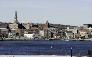 View of New London from Fort Trumbull State Park